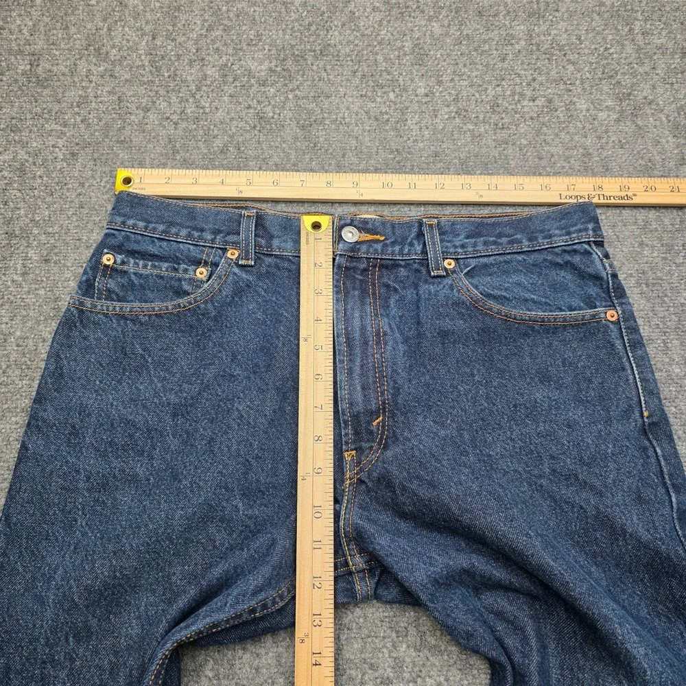 Levi's 505 Regular Fit Jeans Men's 36x30 Blue Denim Stonewash 100% Cotton Mexico